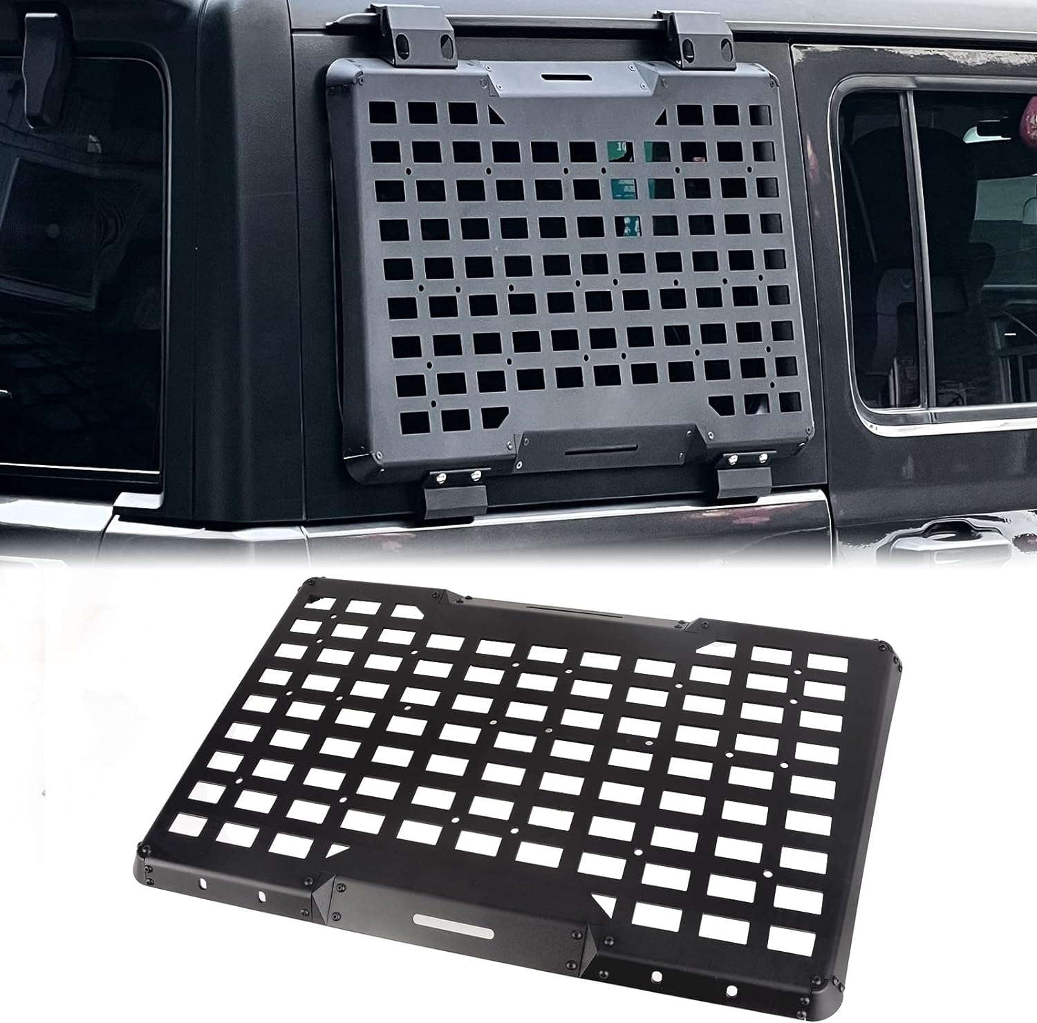 Cargo Rack Aluminum - 지프 랭글러 JL 2018-2026 4도어용 리어