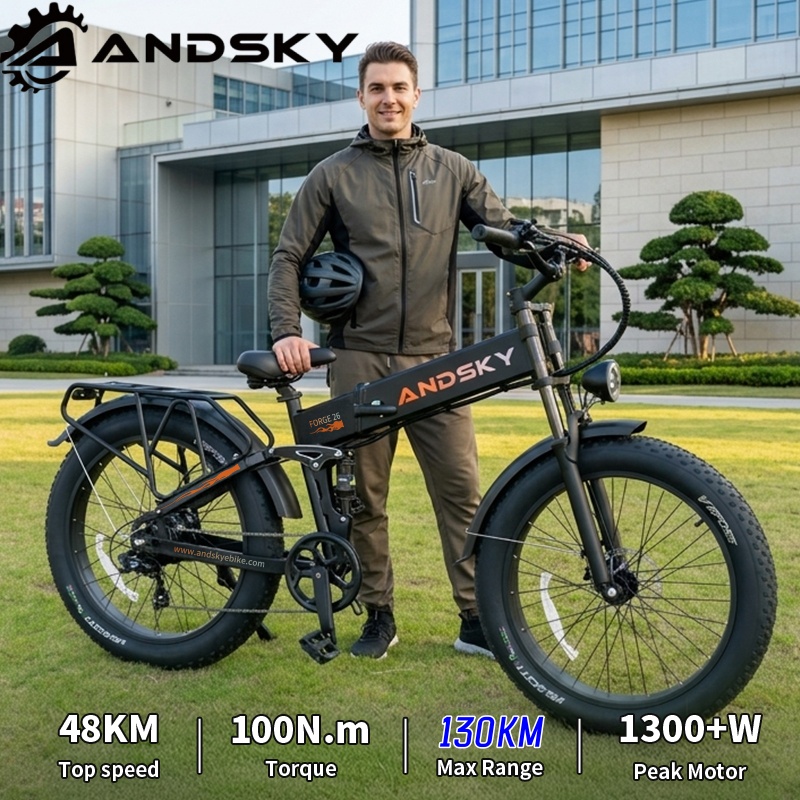 앤드스카이 포지 26 접이식 전기 자전거 1300W 모 - Commuting On Mountain Bike 리뷰 및 가격