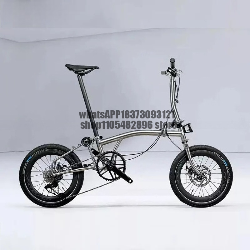 18인치 티타늄 합금 접이식 자전거, 디스크 브레이크, - Cycling Commute Speed 리뷰 및 가격