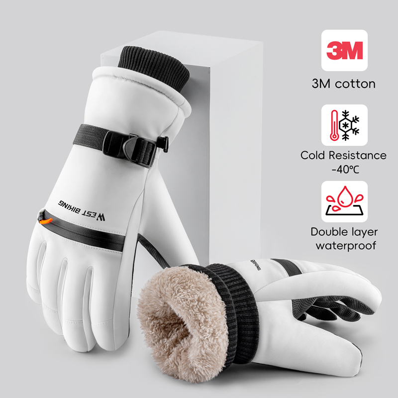 WEST BIKING 3M 면 스키 장갑 겨울용 두꺼운 - Winter Cycling Commute Gear 리뷰 및 가격